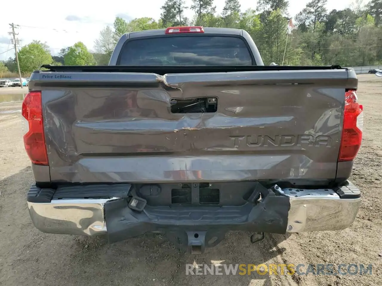 6 fotografías del automóvil dañado 5TFEY5F10KX244303 TOYOTA TUNDRA 2019