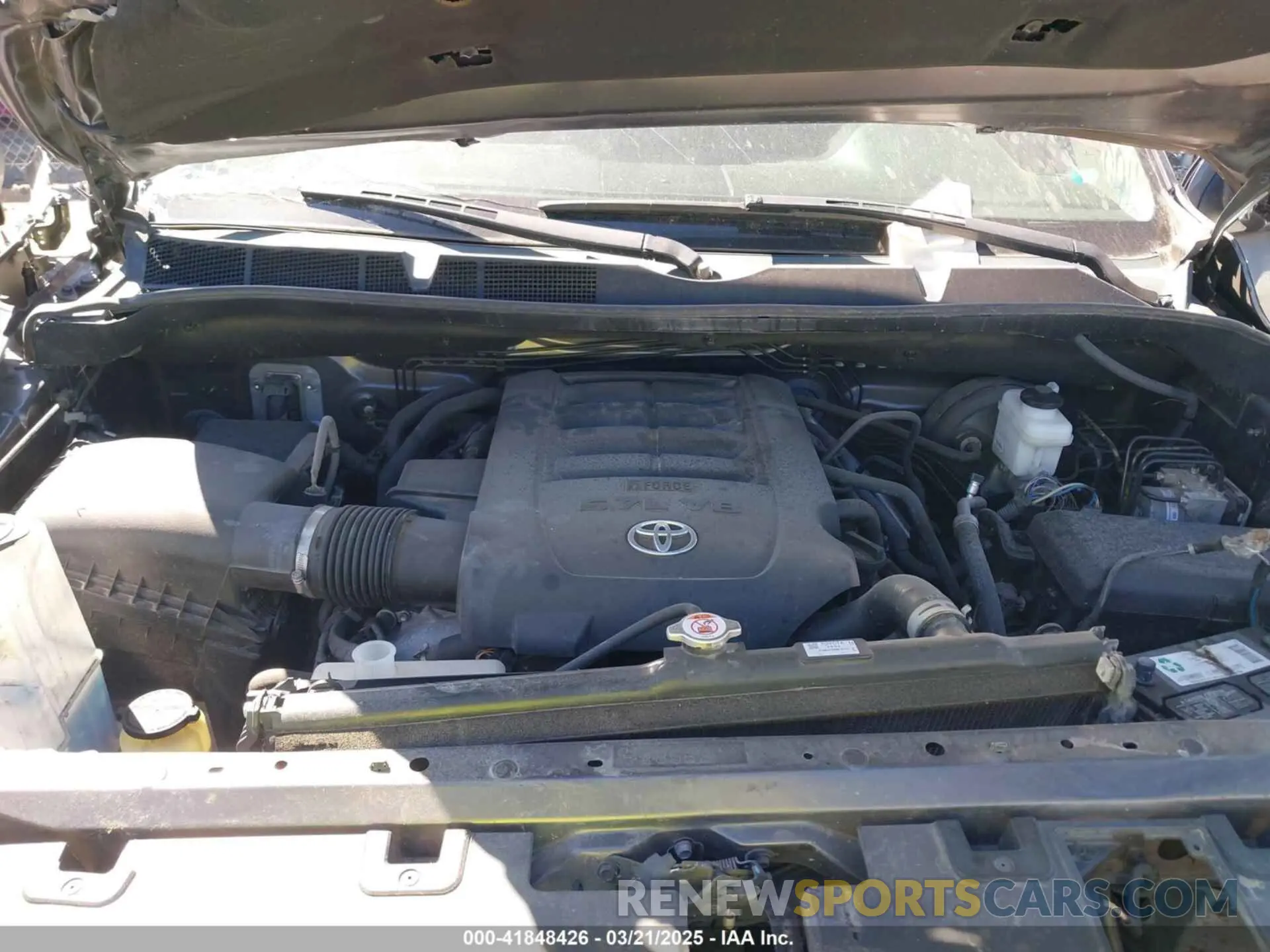10 fotografías del automóvil dañado 5TFEY5F12KX244156 TOYOTA TUNDRA 2019
