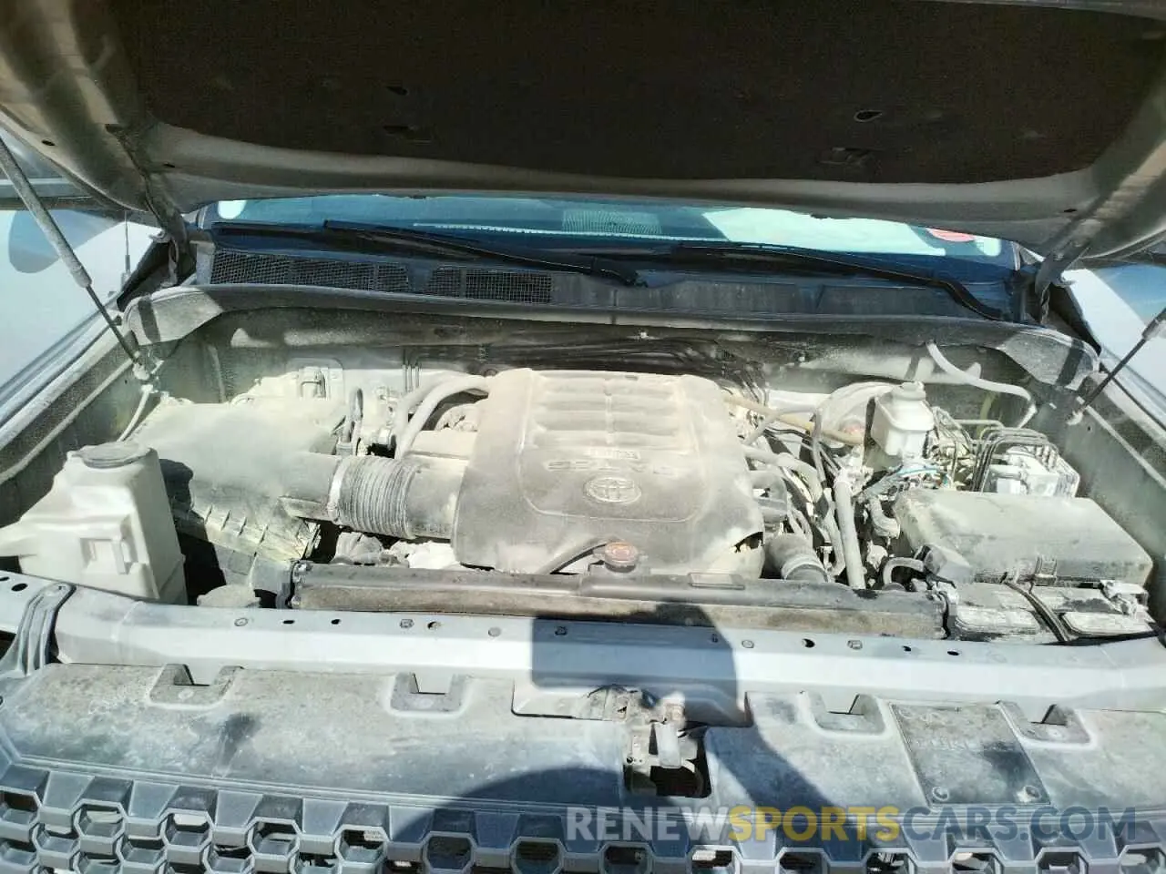 7 fotografías del automóvil dañado 5TFEY5F12KX253536 TOYOTA TUNDRA 2019