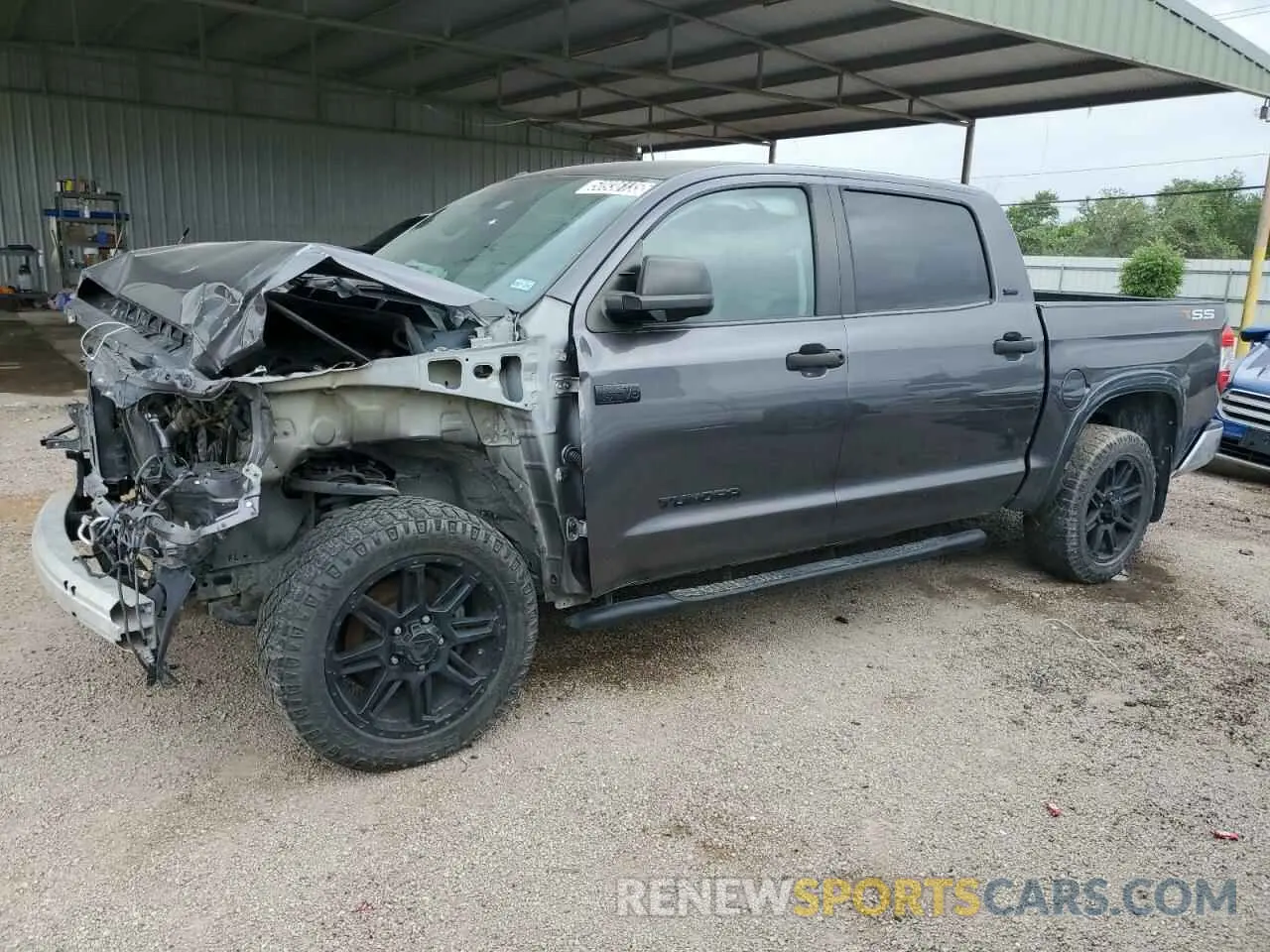 1 fotografías del automóvil dañado 5TFEY5F15KX249108 TOYOTA TUNDRA 2019