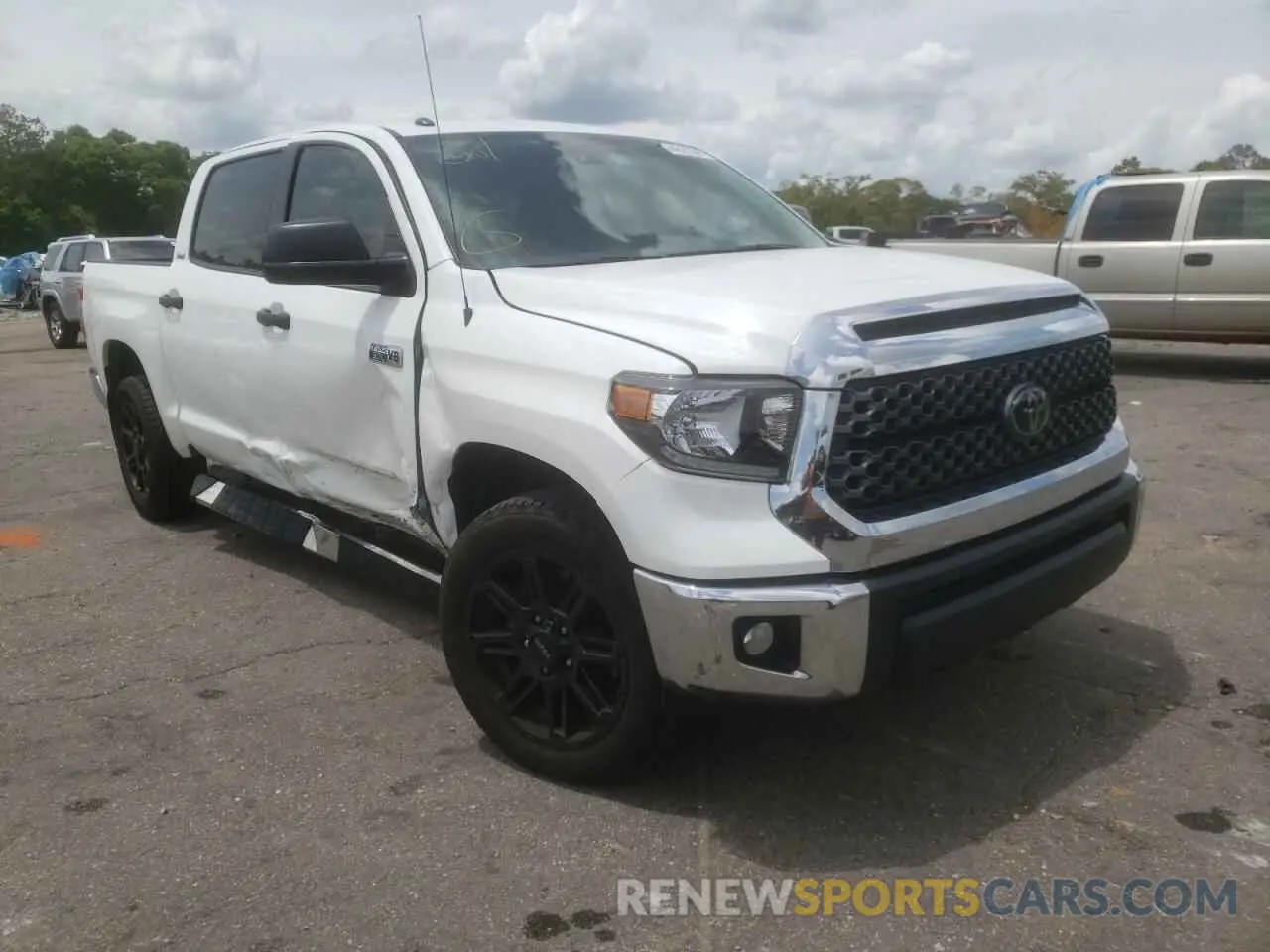 1 fotografías del automóvil dañado 5TFEY5F18KX248292 TOYOTA TUNDRA 2019