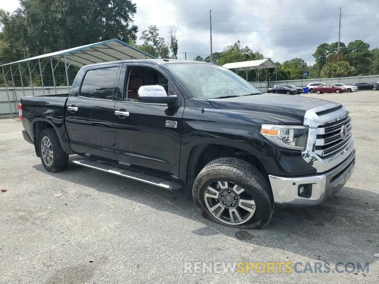4 fotografías del automóvil dañado 5TFGY5F15KX245035 TOYOTA TUNDRA 2019