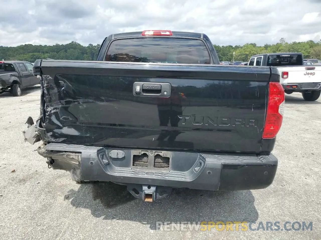 6 fotografías del automóvil dañado 5TFGY5F15KX245035 TOYOTA TUNDRA 2019