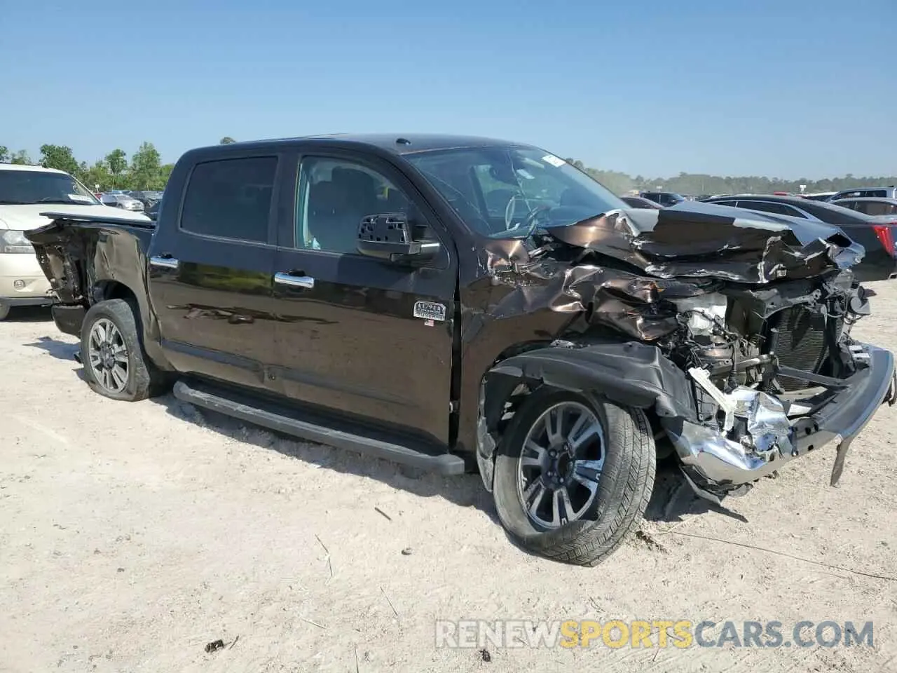 4 fotografías del automóvil dañado 5TFGY5F16KX248932 TOYOTA TUNDRA 2019