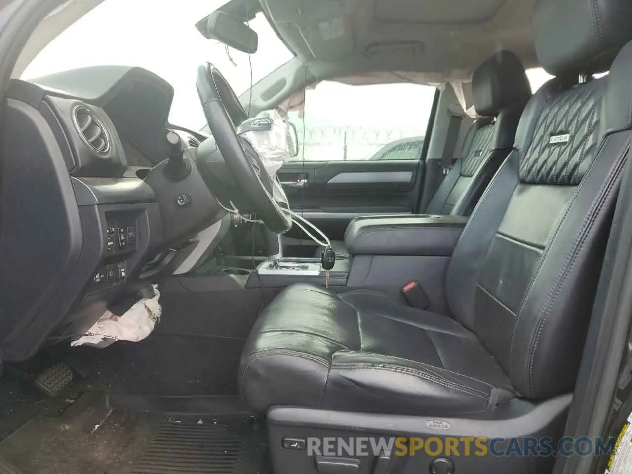 7 fotografías del automóvil dañado 5TFGY5F18KX249757 TOYOTA TUNDRA 2019