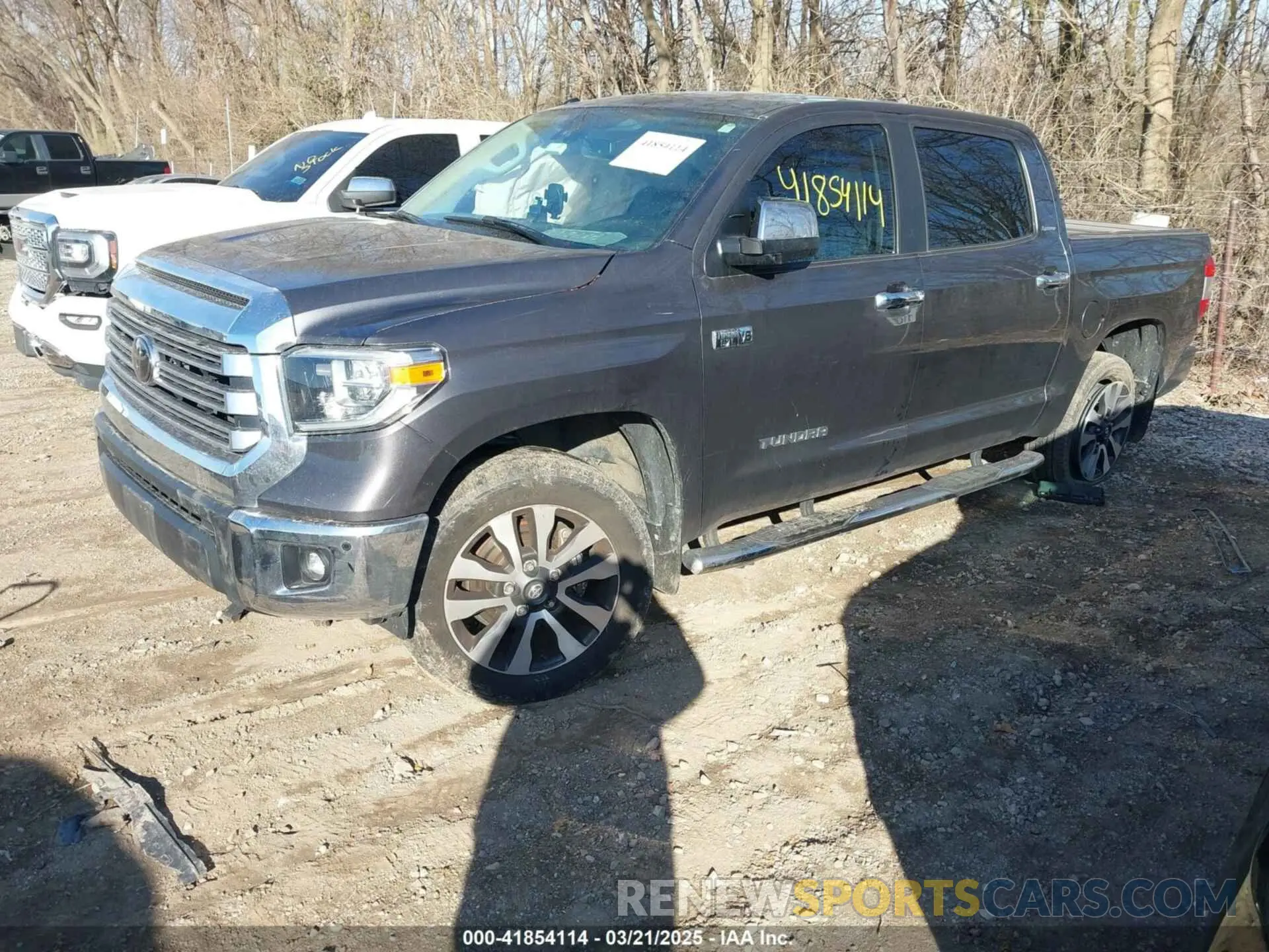 2 fotografías del automóvil dañado 5TFHY5F11KX787883 TOYOTA TUNDRA 2019