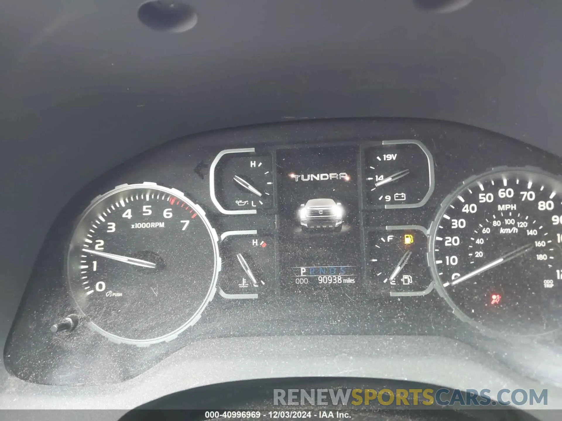 7 fotografías del automóvil dañado 5TFHY5F12KX837514 TOYOTA TUNDRA 2019