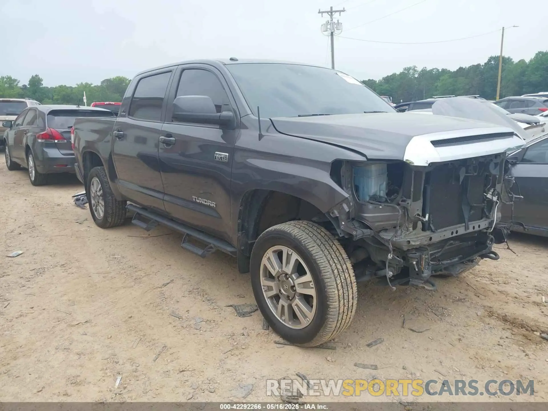 1 fotografías del automóvil dañado 5TFHY5F15KX777874 TOYOTA TUNDRA 2019