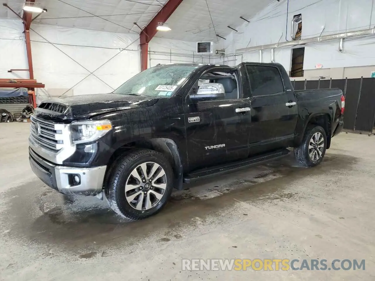 1 fotografías del automóvil dañado 5TFHY5F16KX862240 TOYOTA TUNDRA 2019