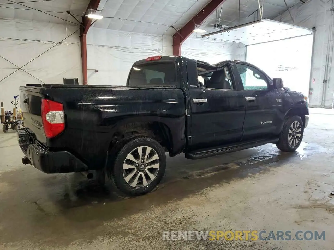3 fotografías del automóvil dañado 5TFHY5F16KX862240 TOYOTA TUNDRA 2019