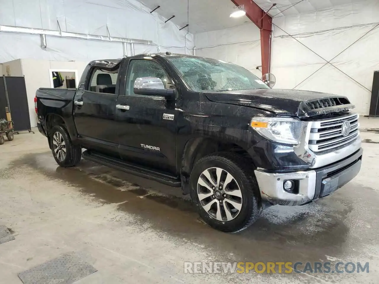 4 fotografías del automóvil dañado 5TFHY5F16KX862240 TOYOTA TUNDRA 2019