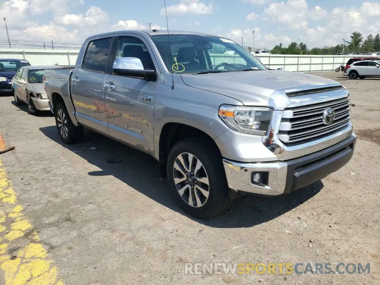 1 fotografías del automóvil dañado 5TFHY5F17KX805464 TOYOTA TUNDRA 2019