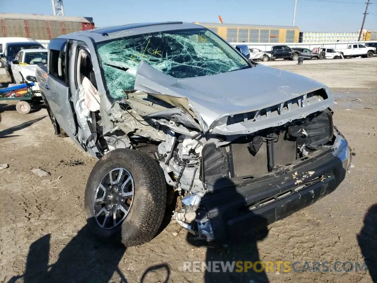 1 fotografías del automóvil dañado 5TFHY5F18KX815128 TOYOTA TUNDRA 2019