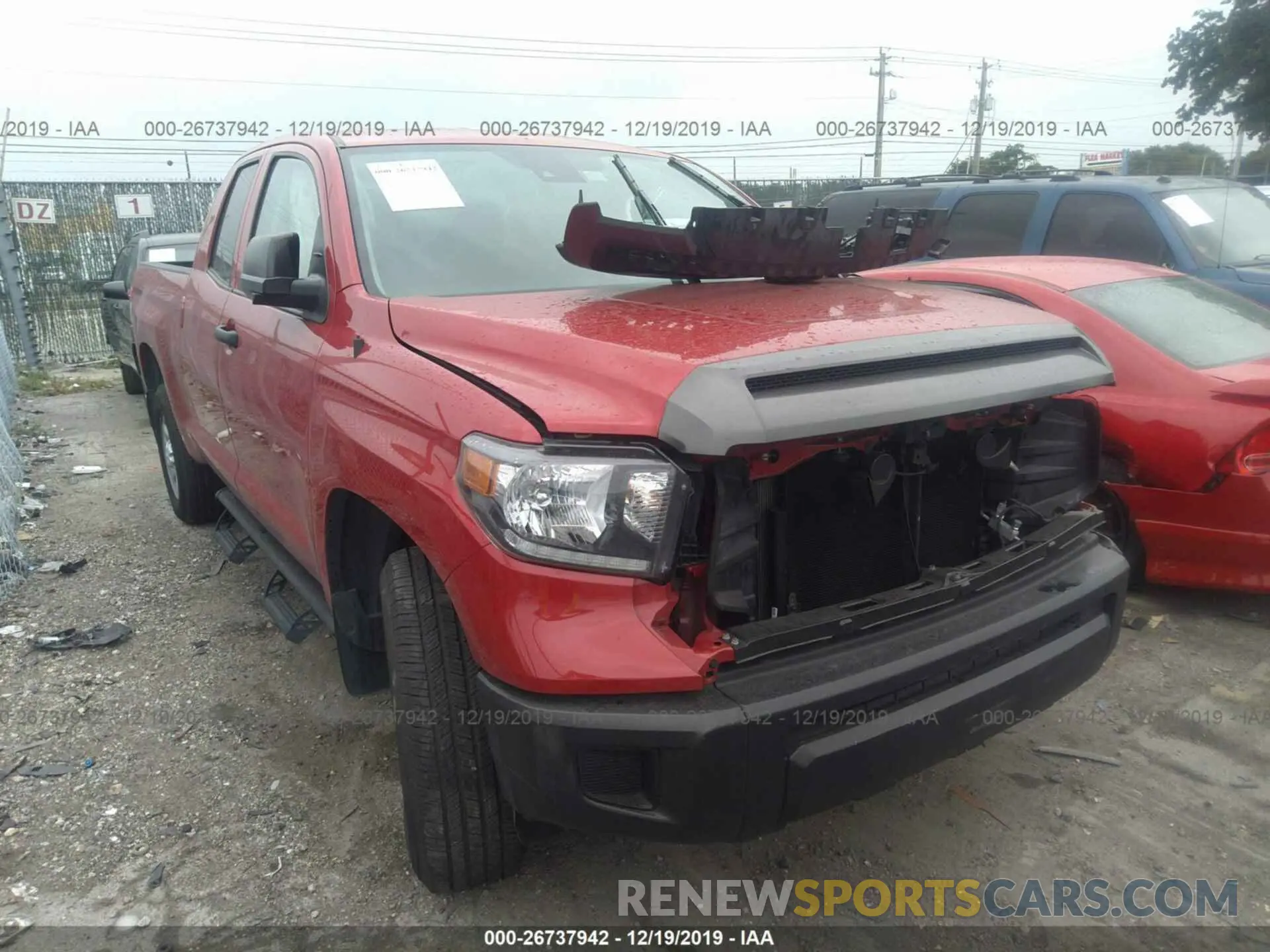 1 fotografías del automóvil dañado 5TFRM5F15KX134635 TOYOTA TUNDRA 2019