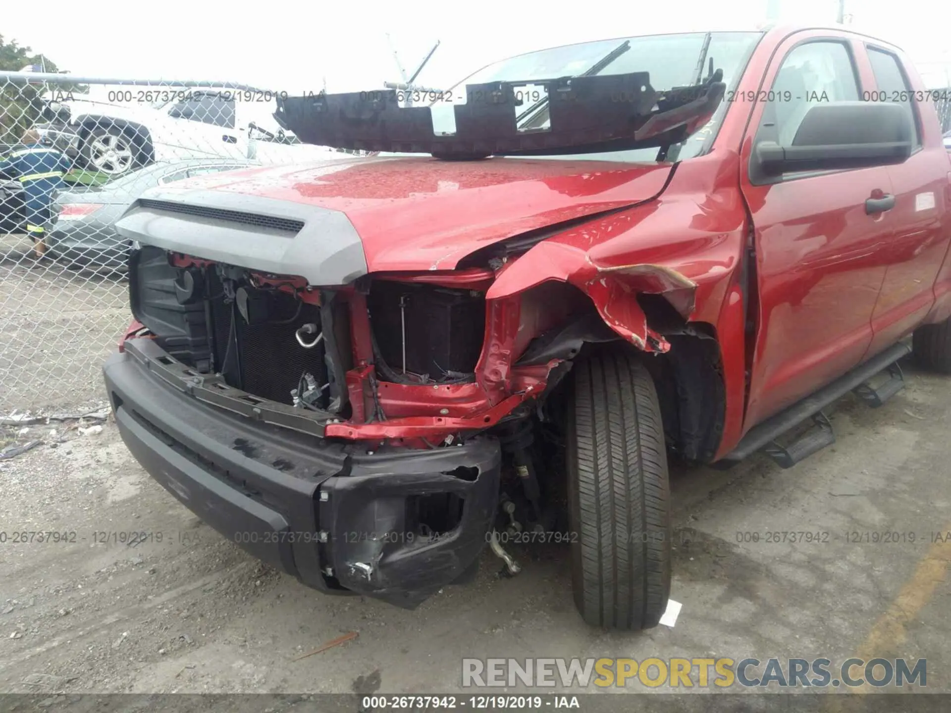 6 fotografías del automóvil dañado 5TFRM5F15KX134635 TOYOTA TUNDRA 2019