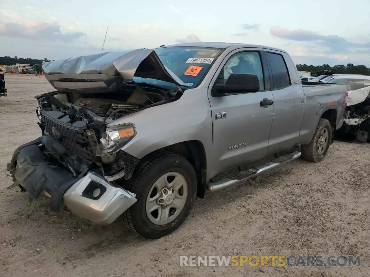 1 fotografías del automóvil dañado 5TFRY5F16KX246963 TOYOTA TUNDRA 2019