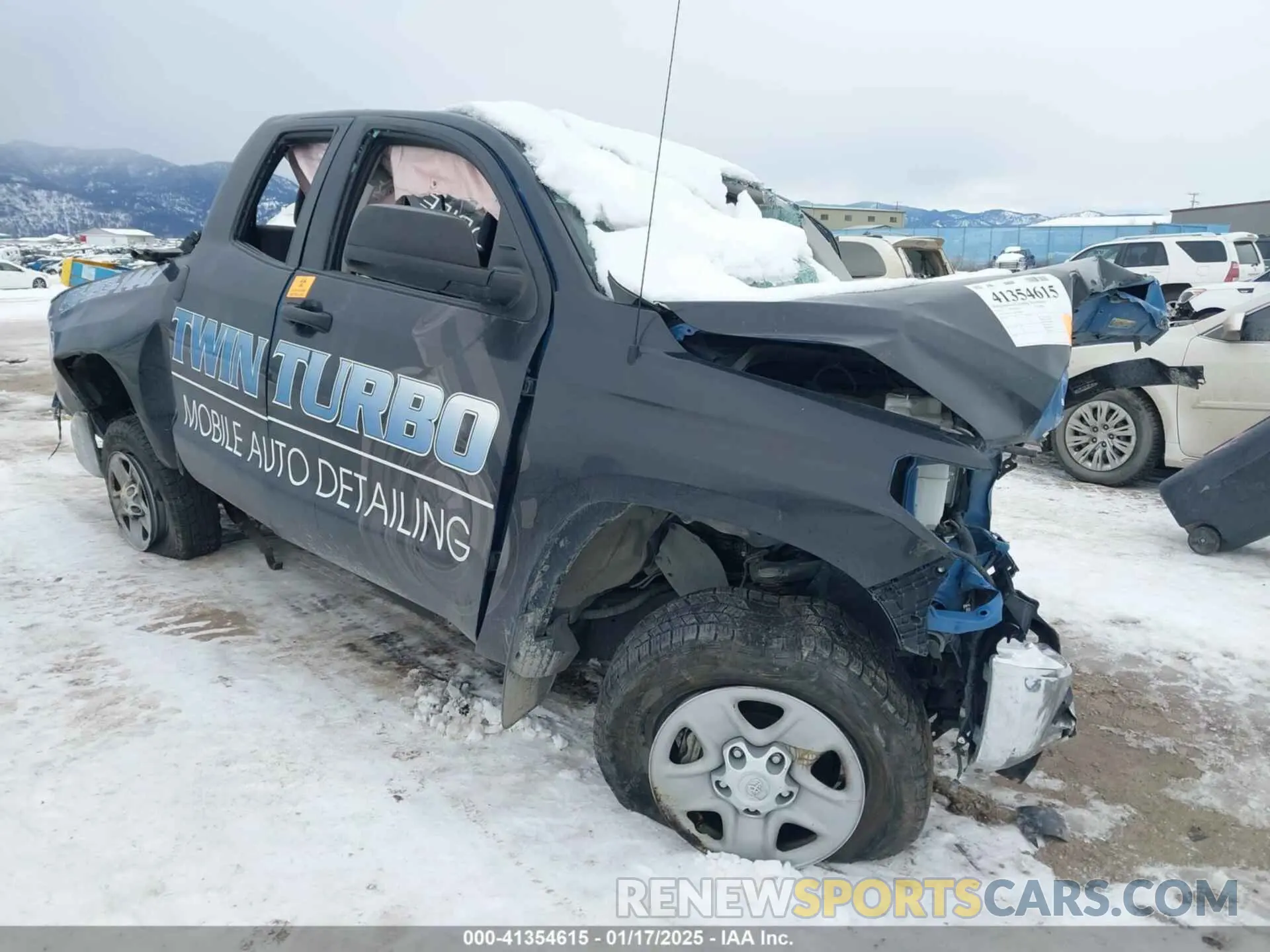 1 fotografías del automóvil dañado 5TFUY5F11KX780480 TOYOTA TUNDRA 2019