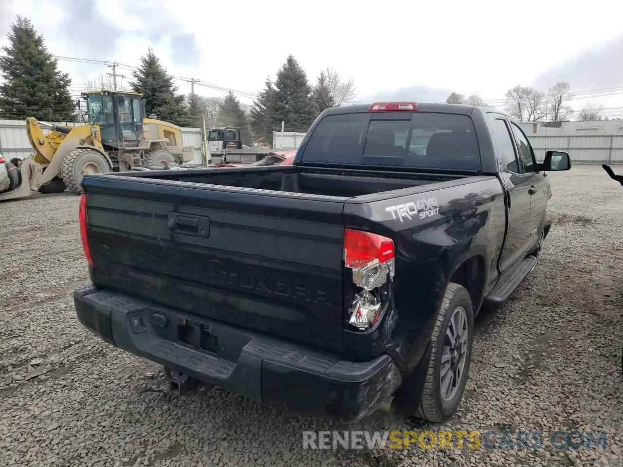 4 fotografías del automóvil dañado 5TFUY5F16KX841418 TOYOTA TUNDRA 2019