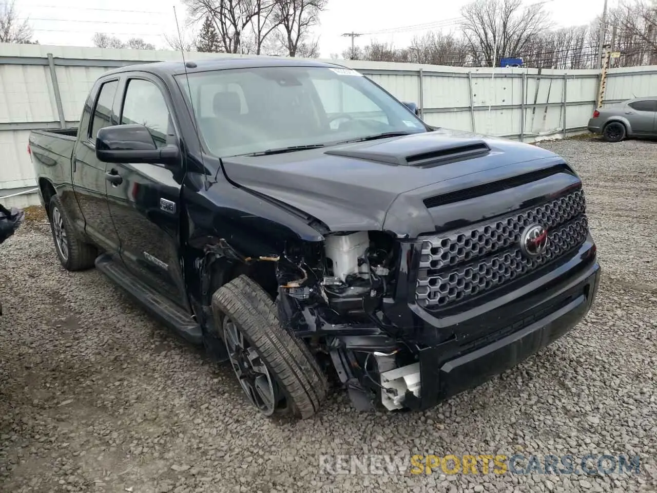 9 fotografías del automóvil dañado 5TFUY5F16KX841418 TOYOTA TUNDRA 2019
