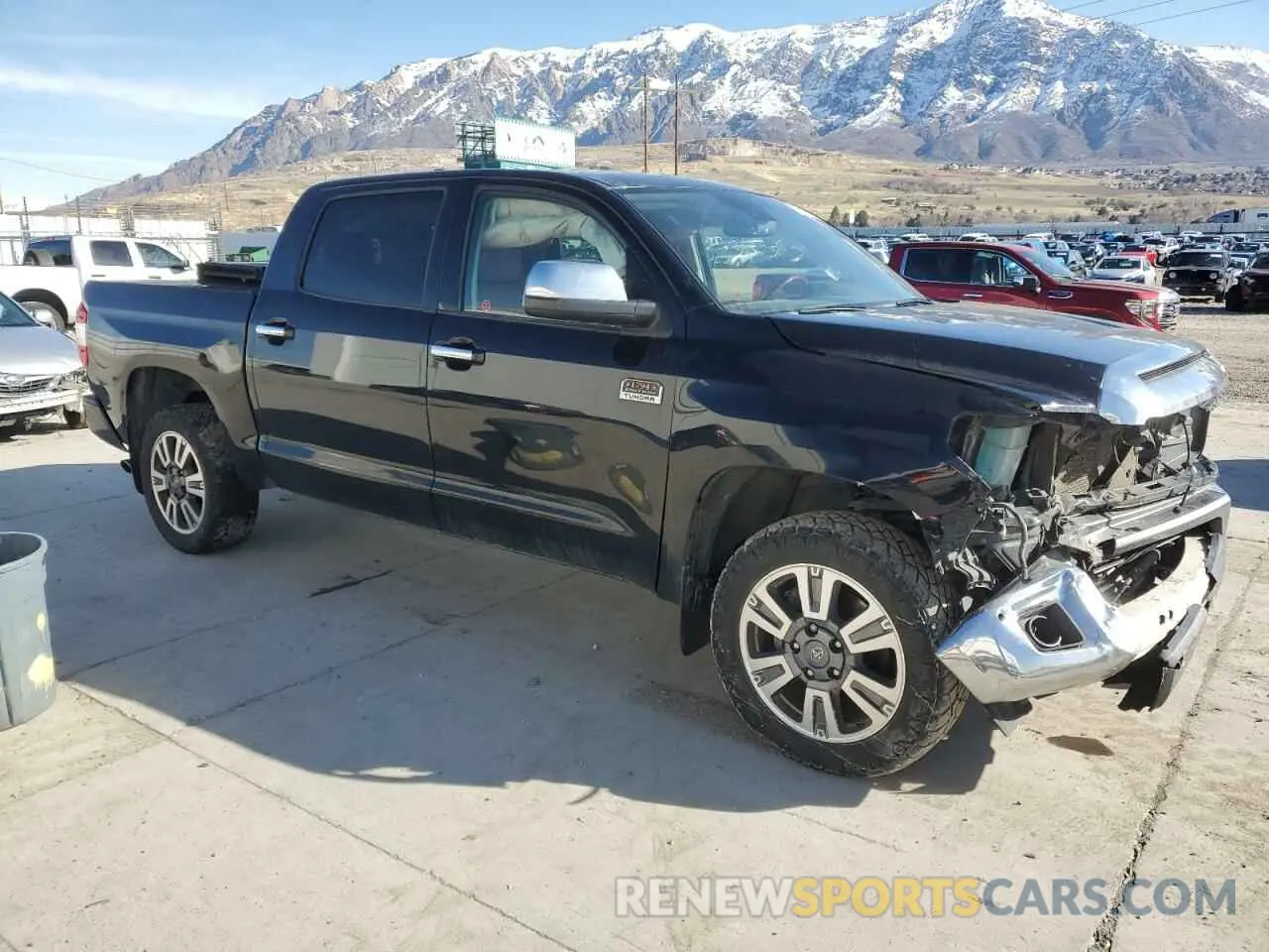 4 fotografías del automóvil dañado 5TFAY5F11LX883080 TOYOTA TUNDRA 2020