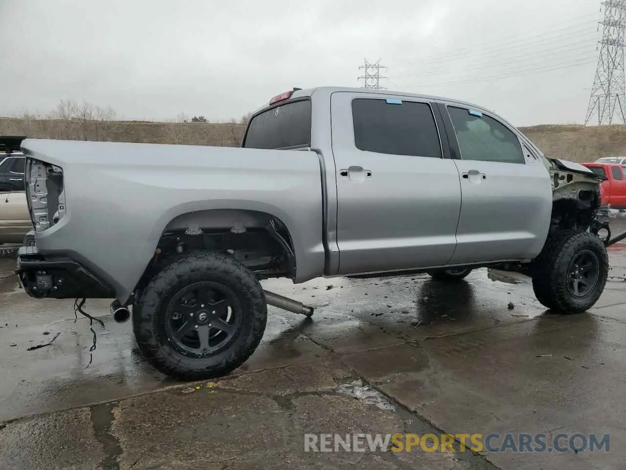 3 fotografías del automóvil dañado 5TFAY5F12LX925661 TOYOTA TUNDRA 2020