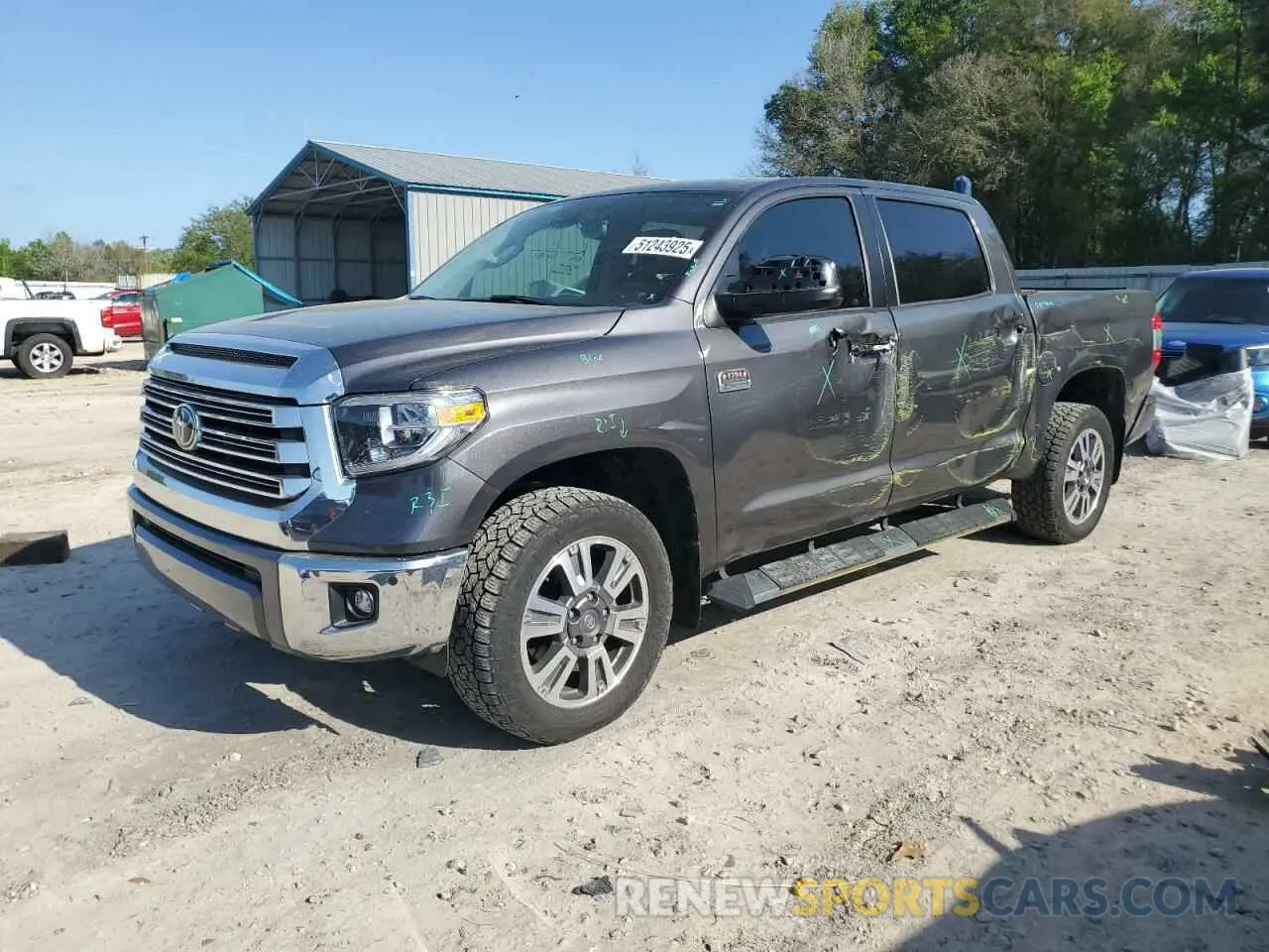 1 fotografías del automóvil dañado 5TFAY5F12LX941777 TOYOTA TUNDRA 2020