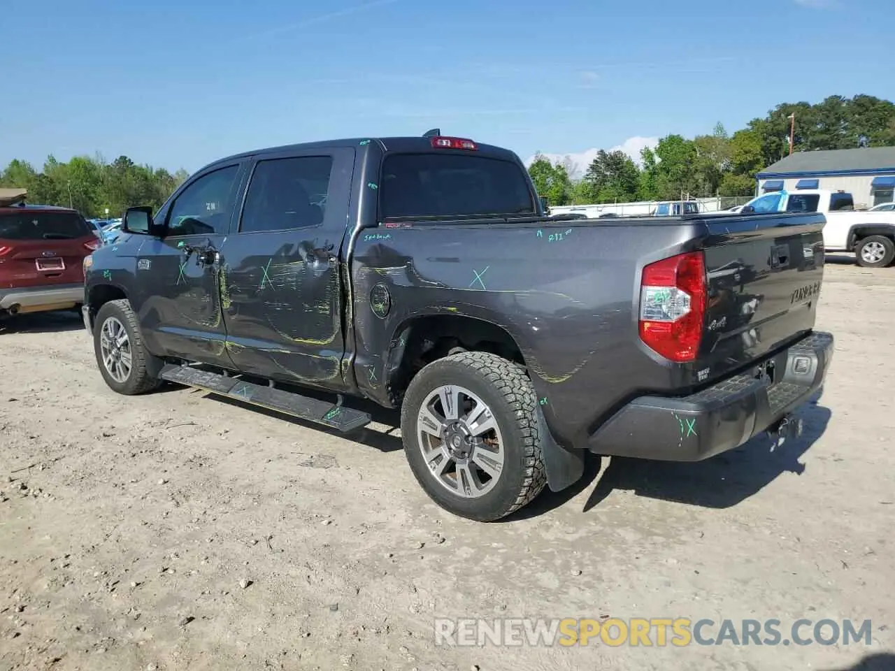 2 fotografías del automóvil dañado 5TFAY5F12LX941777 TOYOTA TUNDRA 2020