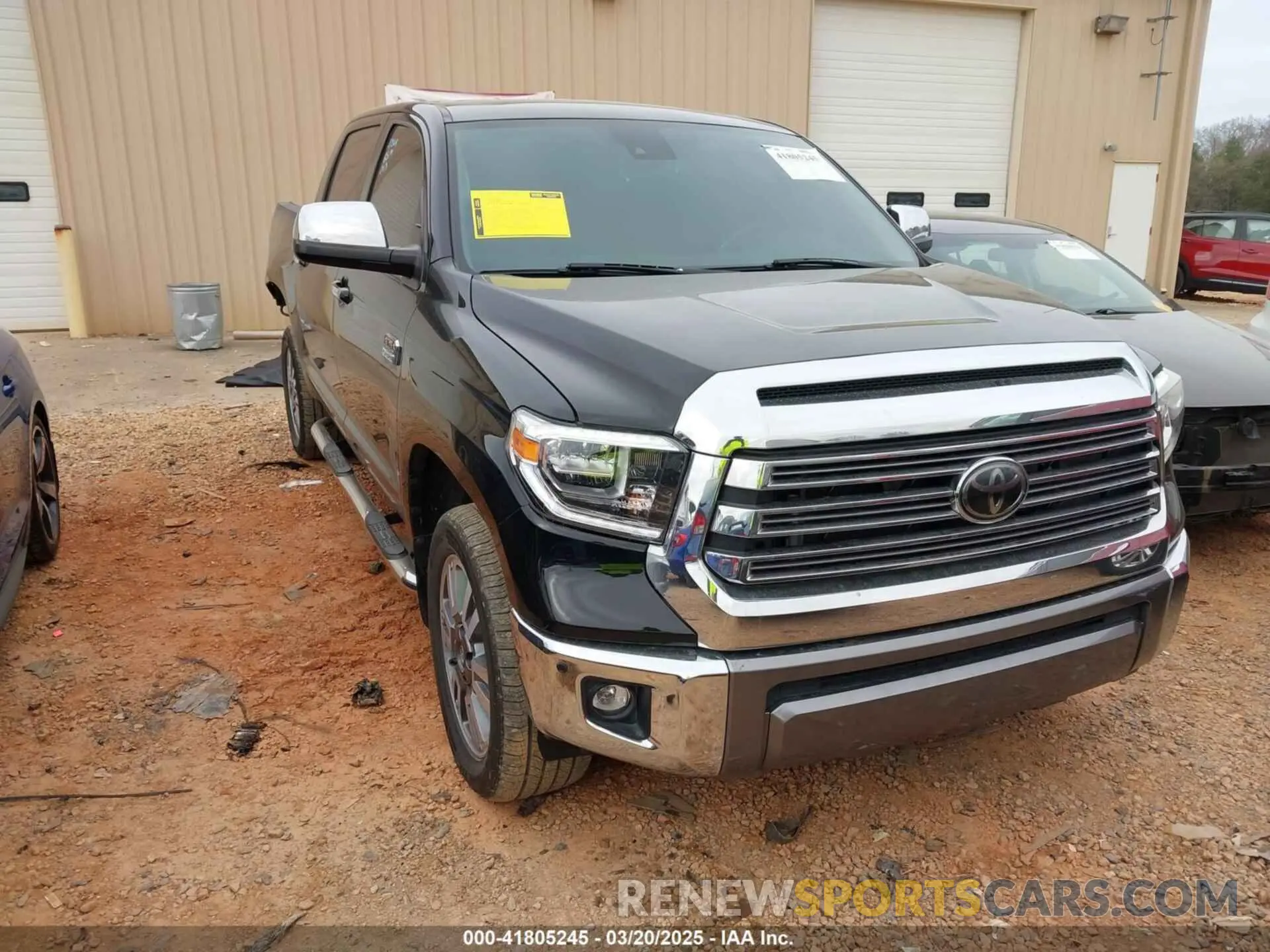 1 fotografías del automóvil dañado 5TFAY5F13LX887440 TOYOTA TUNDRA 2020