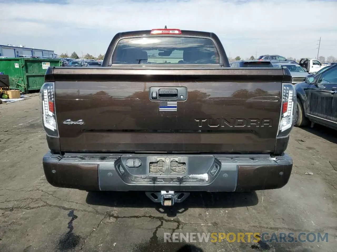 6 fotografías del automóvil dañado 5TFAY5F14LX934460 TOYOTA TUNDRA 2020