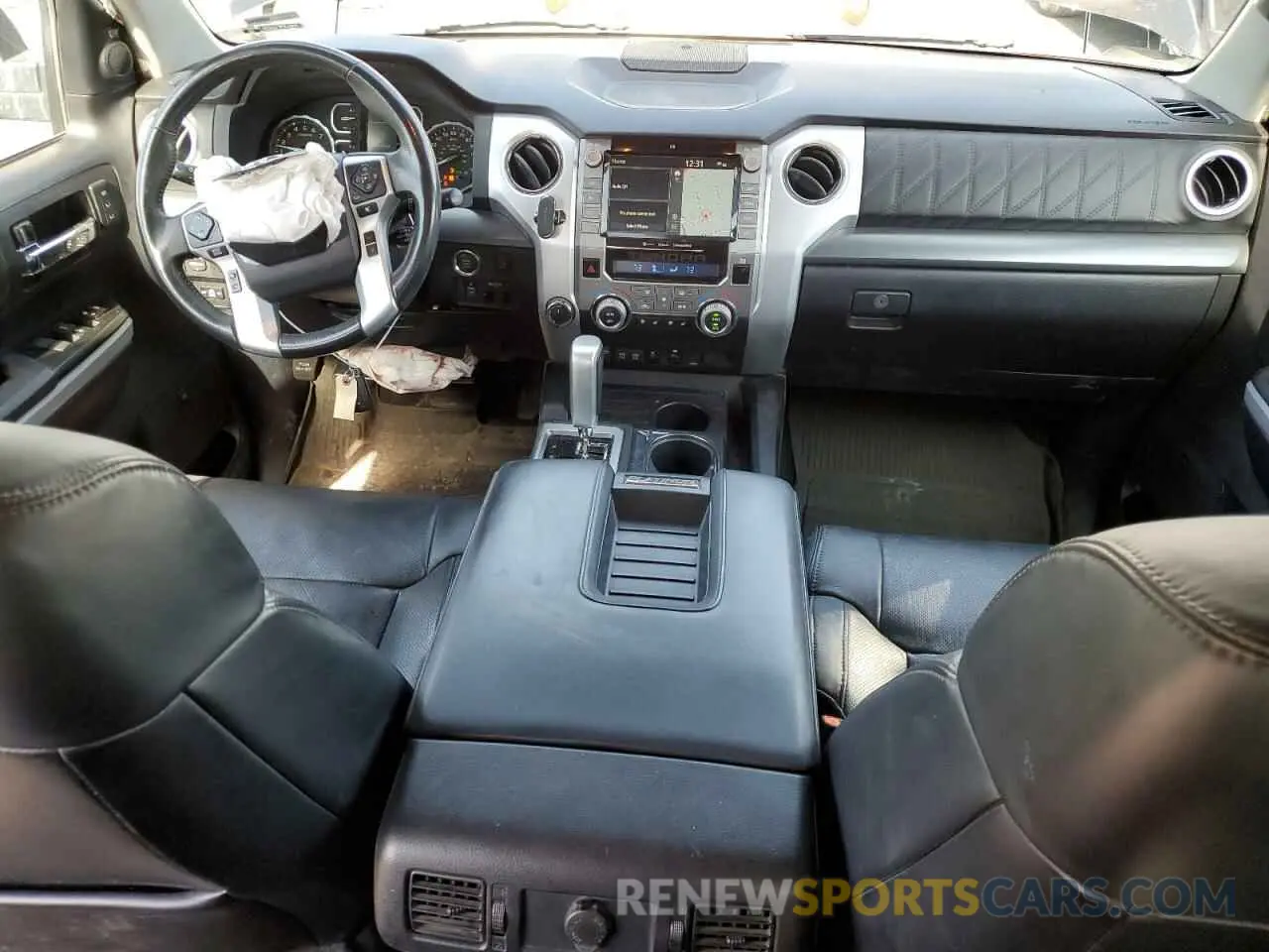 8 fotografías del automóvil dañado 5TFAY5F14LX934460 TOYOTA TUNDRA 2020