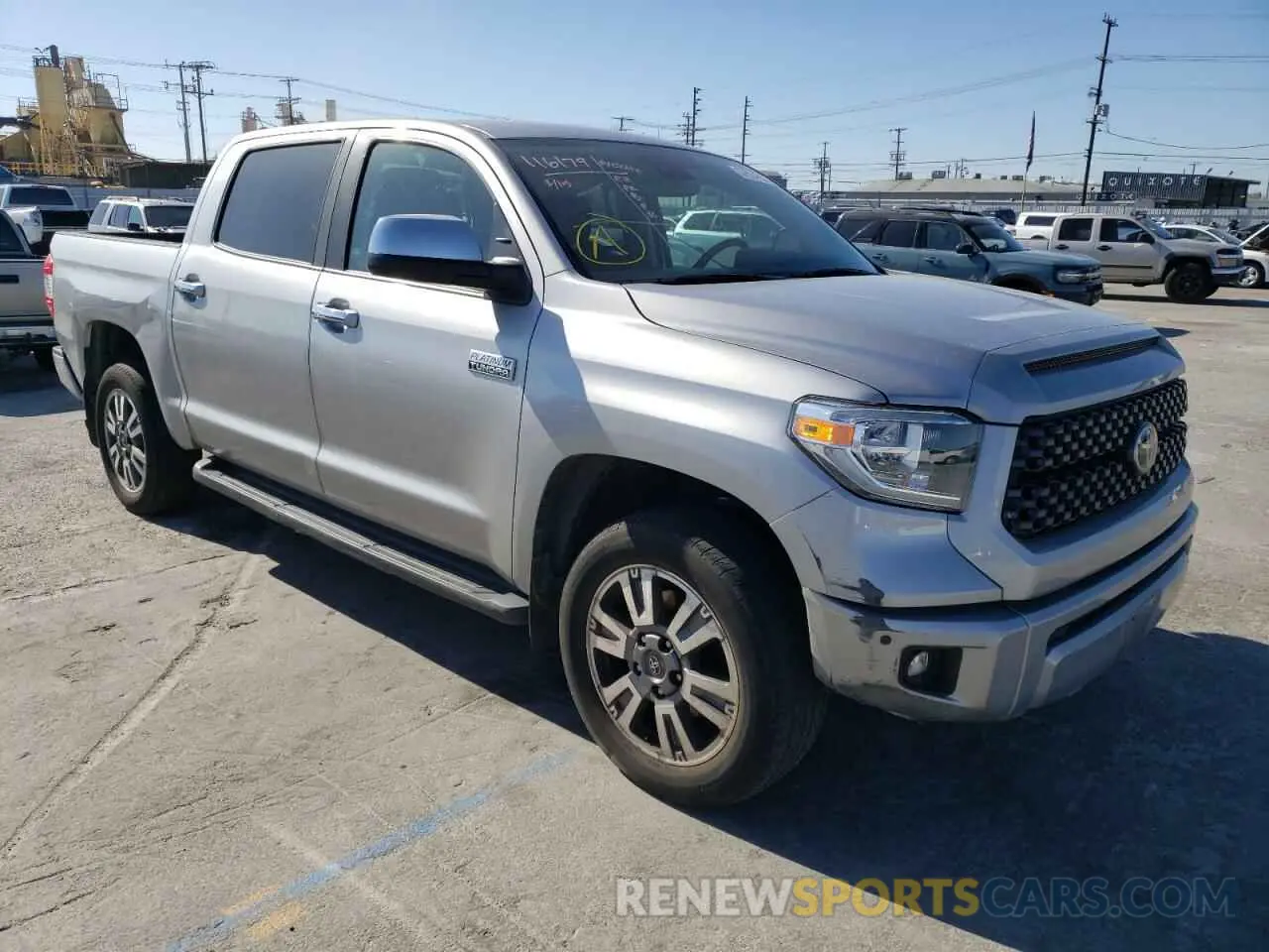1 fotografías del automóvil dañado 5TFAY5F15LX916761 TOYOTA TUNDRA 2020