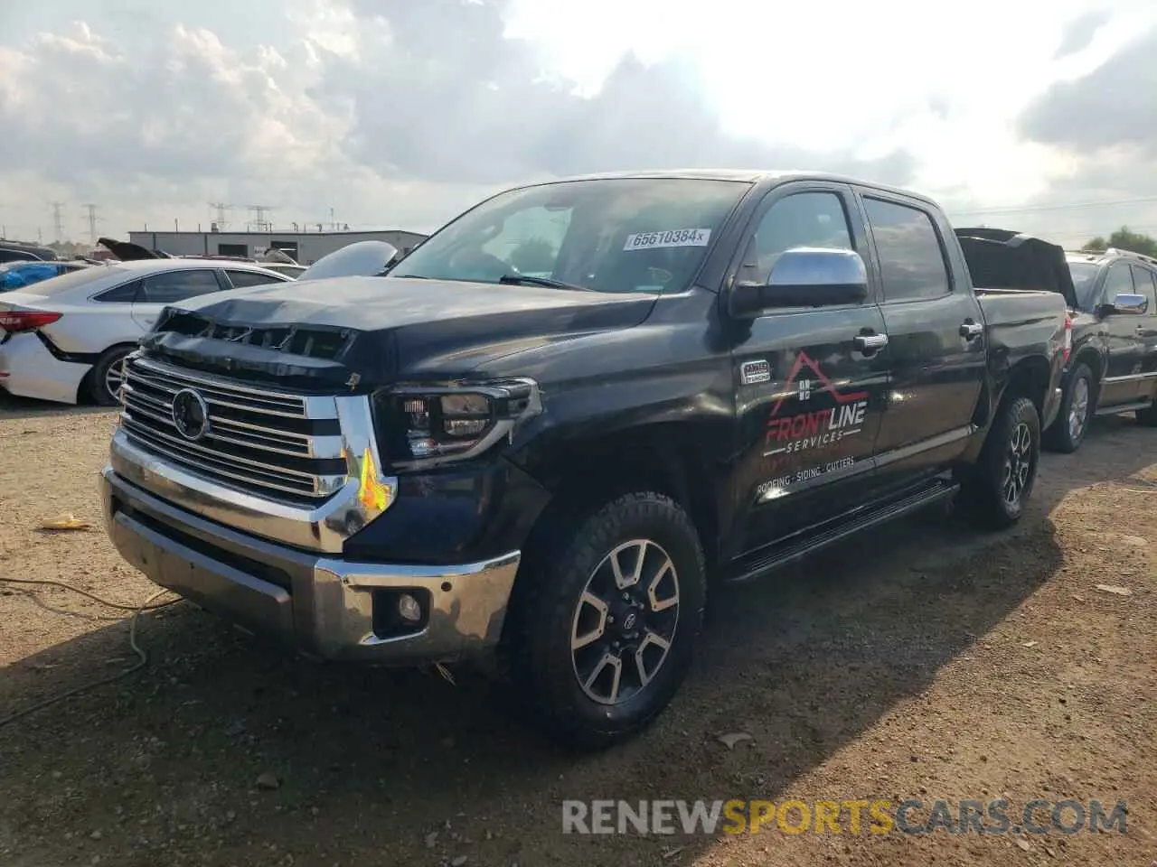 1 fotografías del automóvil dañado 5TFAY5F15LX917490 TOYOTA TUNDRA 2020