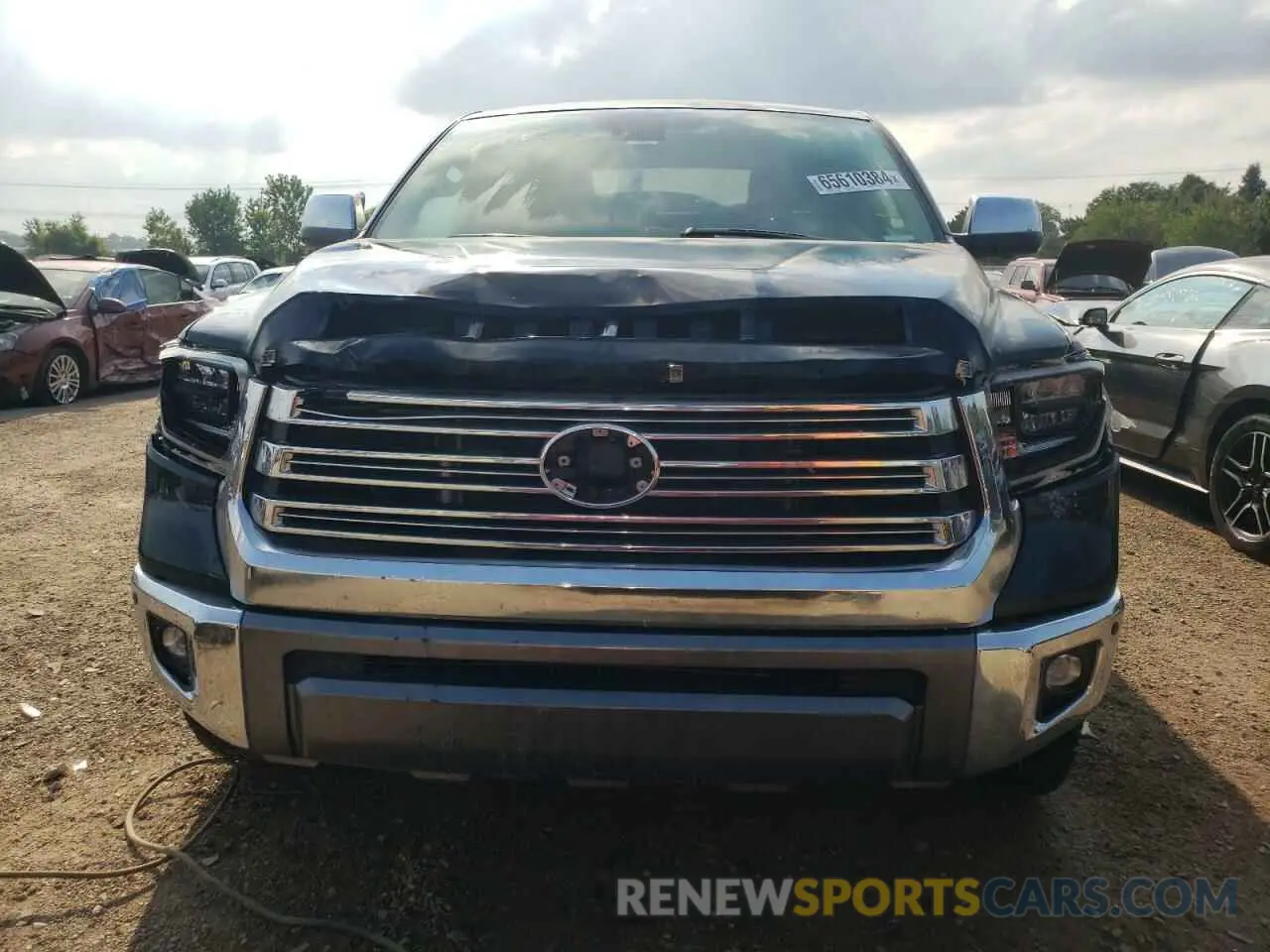 5 fotografías del automóvil dañado 5TFAY5F15LX917490 TOYOTA TUNDRA 2020
