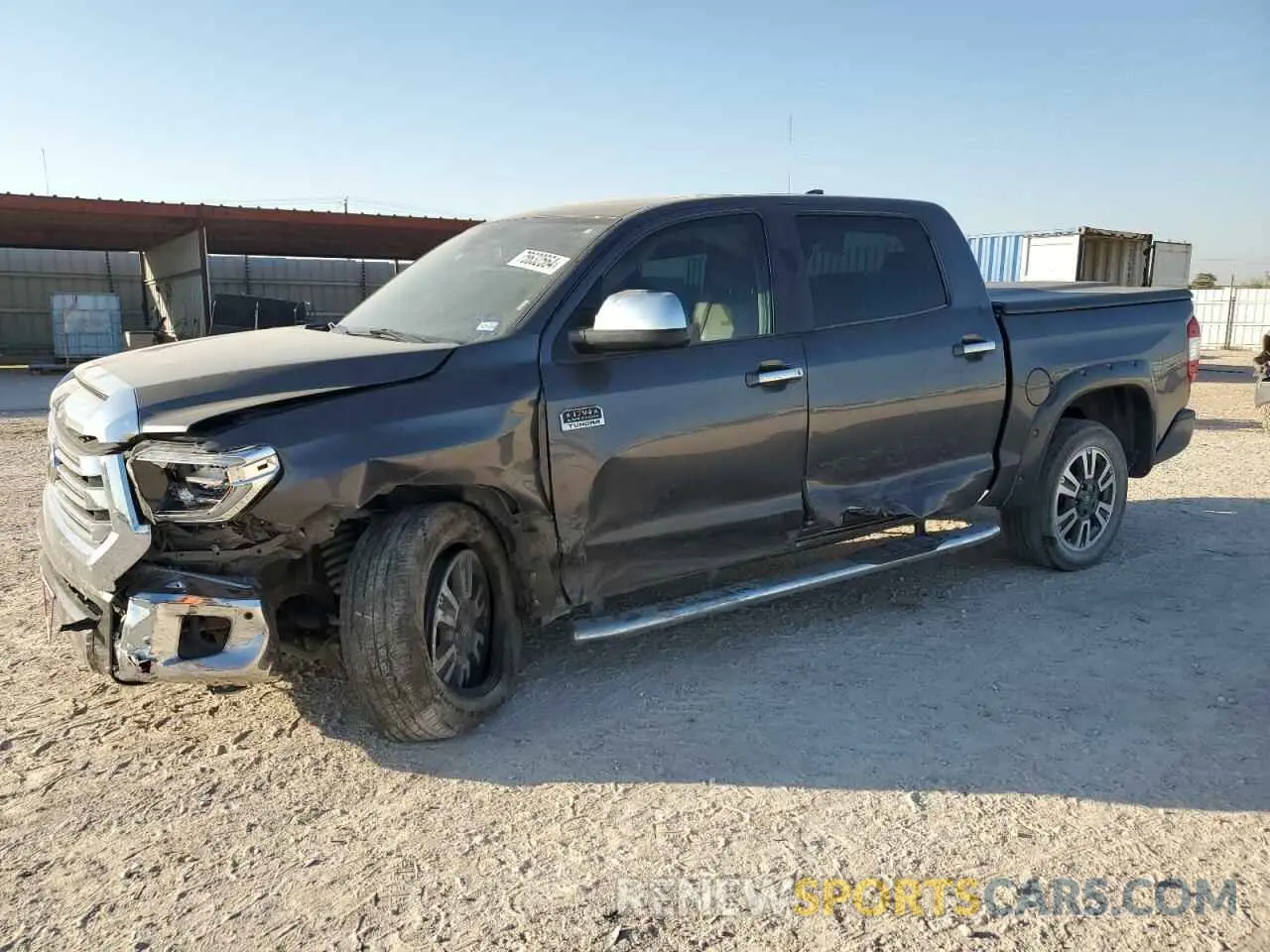 1 fotografías del automóvil dañado 5TFAY5F15LX947959 TOYOTA TUNDRA 2020