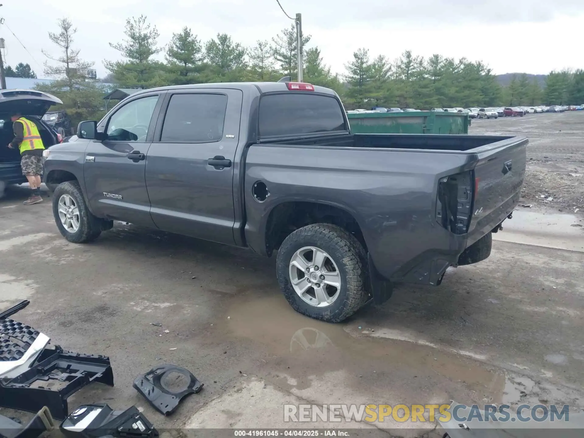 3 fotografías del automóvil dañado 5TFDY5F10LX941225 TOYOTA TUNDRA 2020
