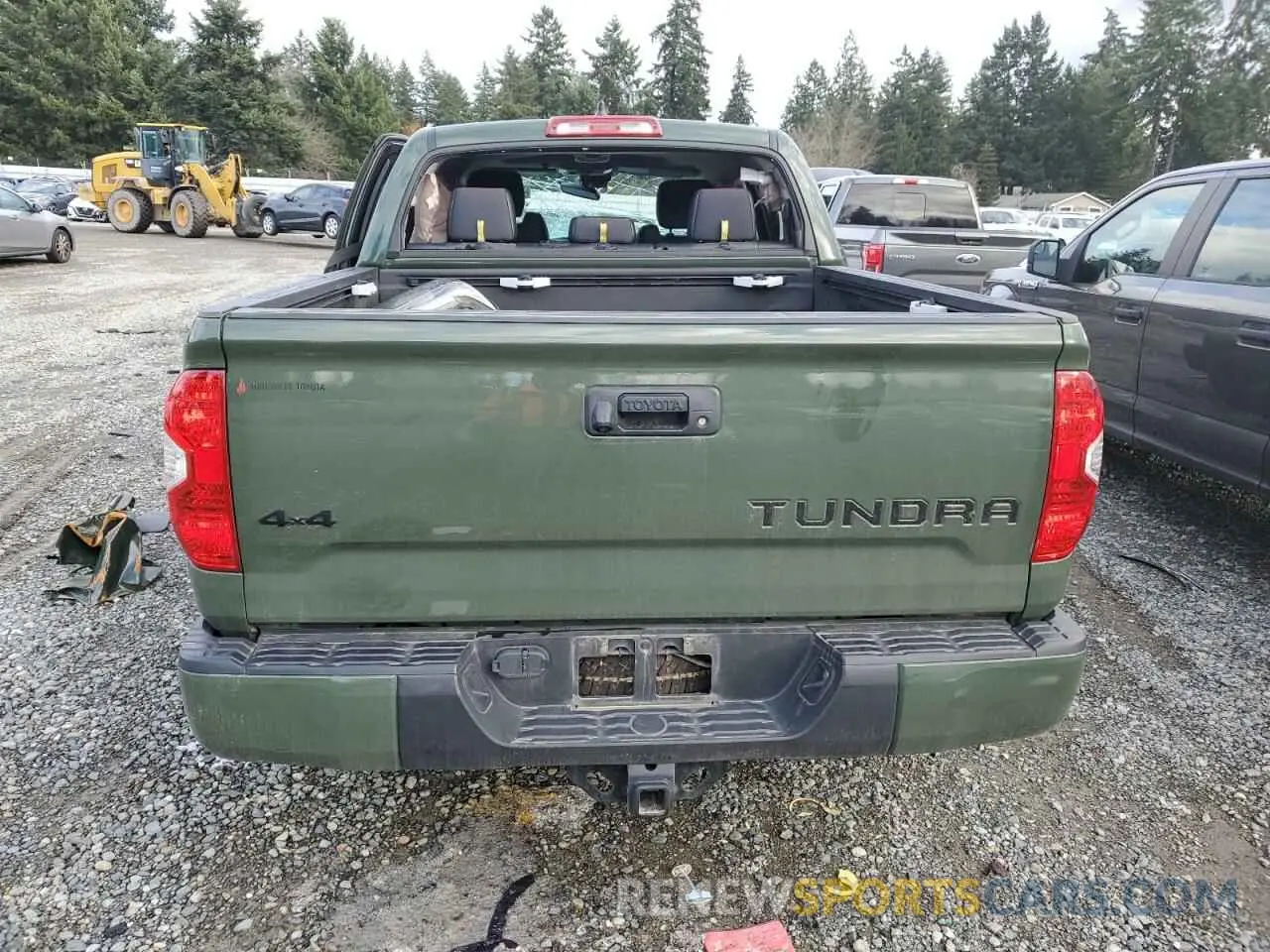 6 fotografías del automóvil dañado 5TFDY5F11LX924854 TOYOTA TUNDRA 2020
