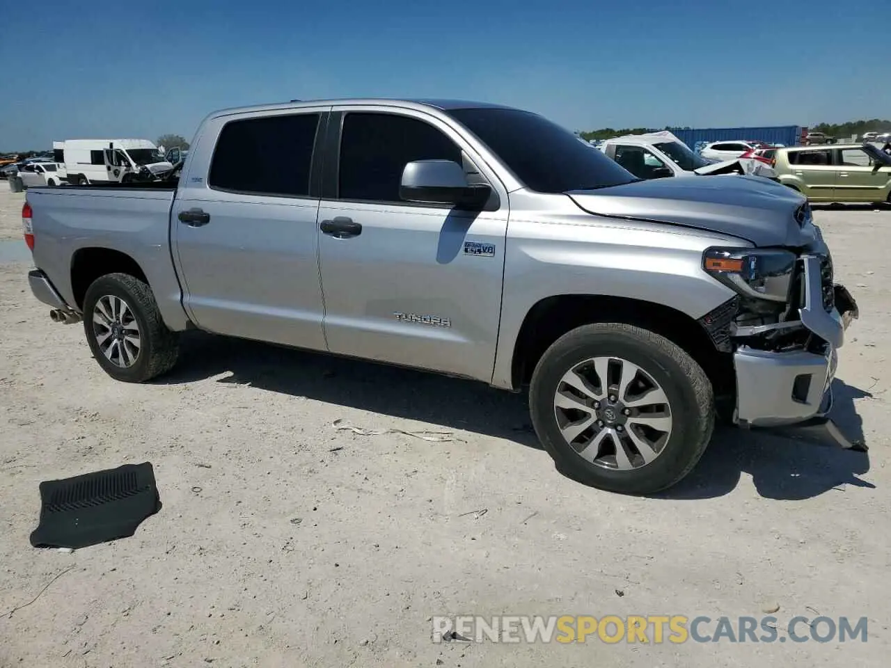 4 fotografías del automóvil dañado 5TFDY5F12LX942201 TOYOTA TUNDRA 2020