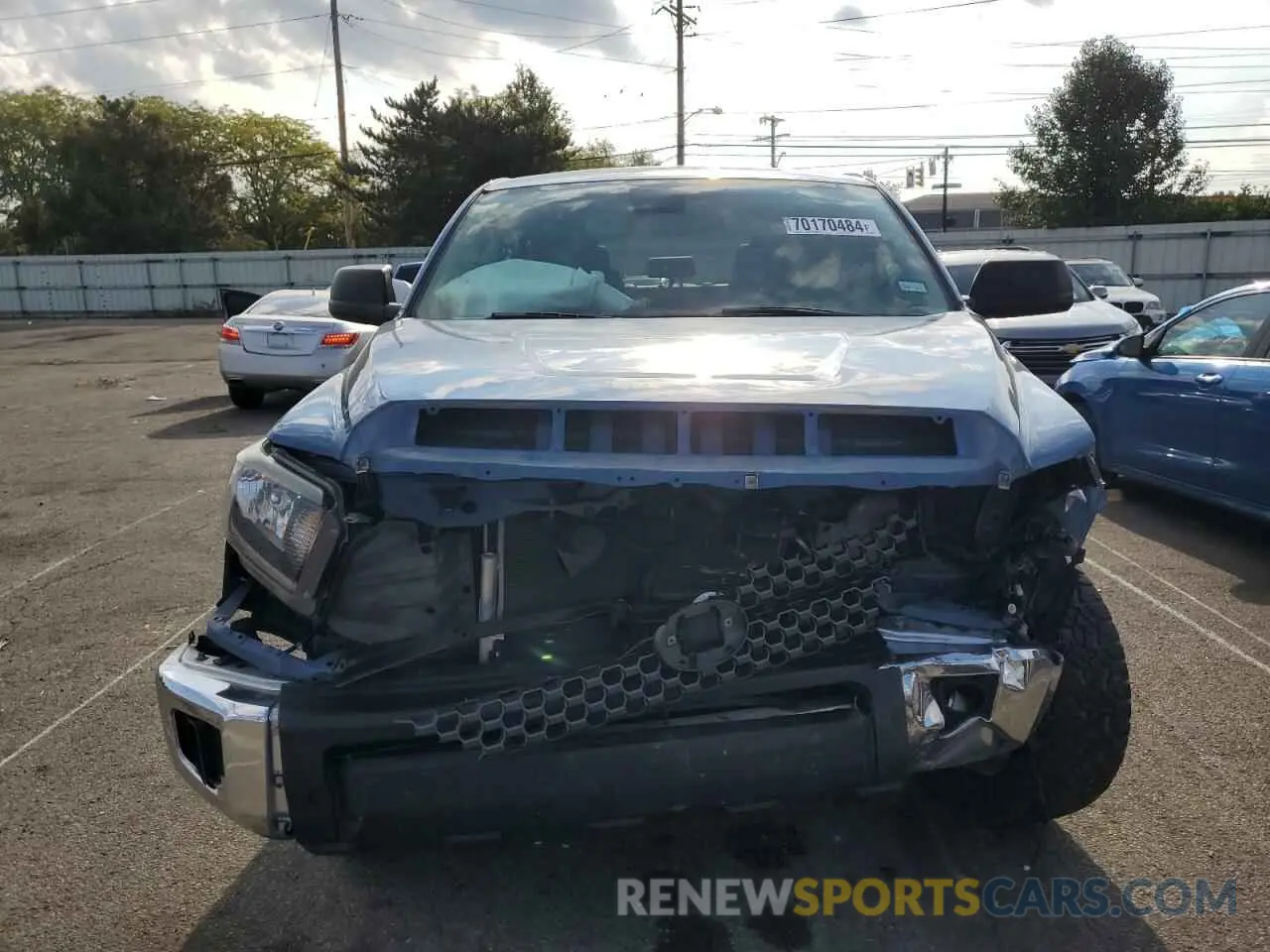 5 fotografías del automóvil dañado 5TFDY5F12LX946555 TOYOTA TUNDRA 2020