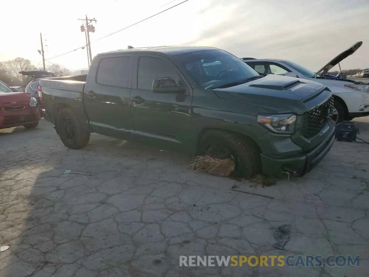 4 fotografías del automóvil dañado 5TFDY5F13LX894580 TOYOTA TUNDRA 2020