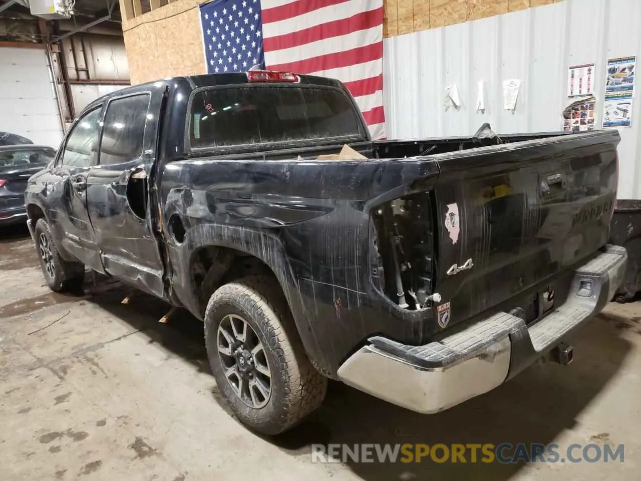 2 fotografías del automóvil dañado 5TFDY5F14LX893972 TOYOTA TUNDRA 2020