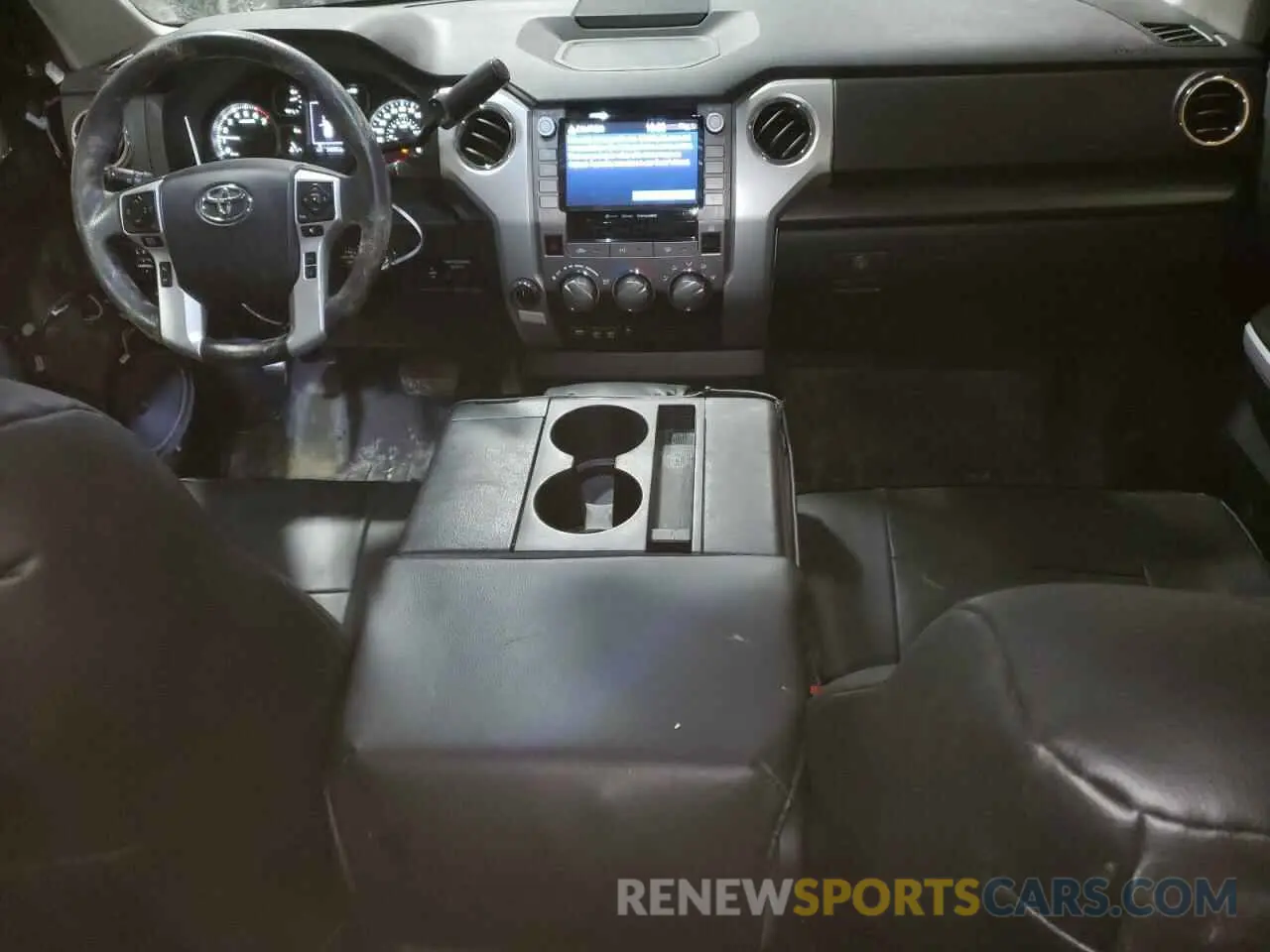 8 fotografías del automóvil dañado 5TFDY5F14LX893972 TOYOTA TUNDRA 2020