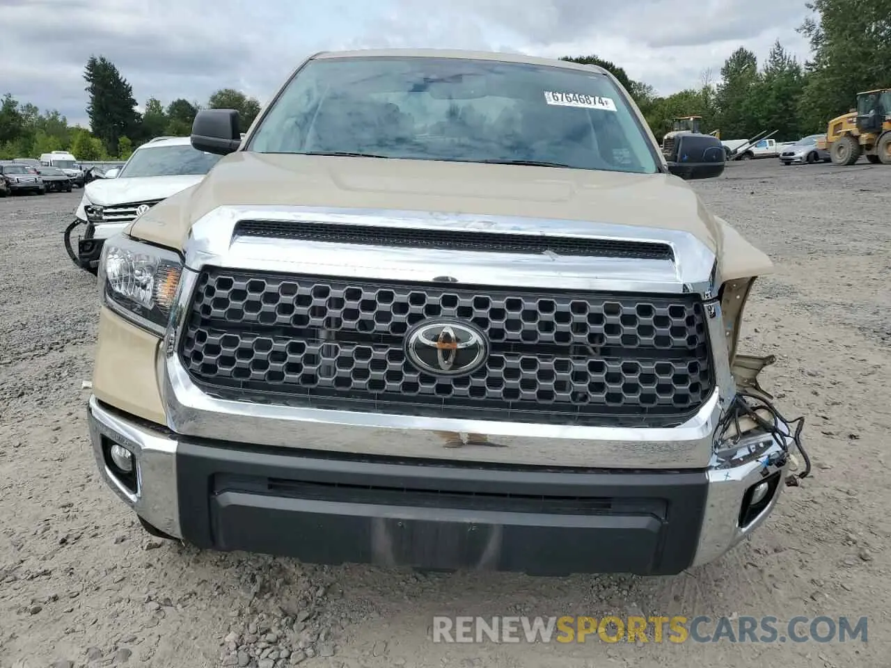 5 fotografías del automóvil dañado 5TFDY5F14LX926839 TOYOTA TUNDRA 2020