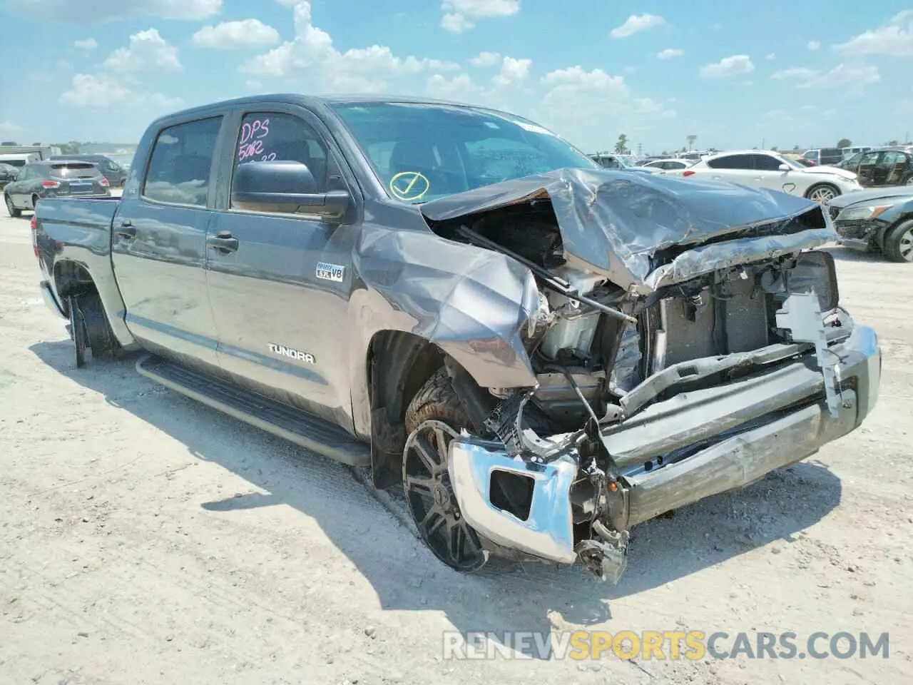 1 fotografías del automóvil dañado 5TFDY5F14LX948923 TOYOTA TUNDRA 2020