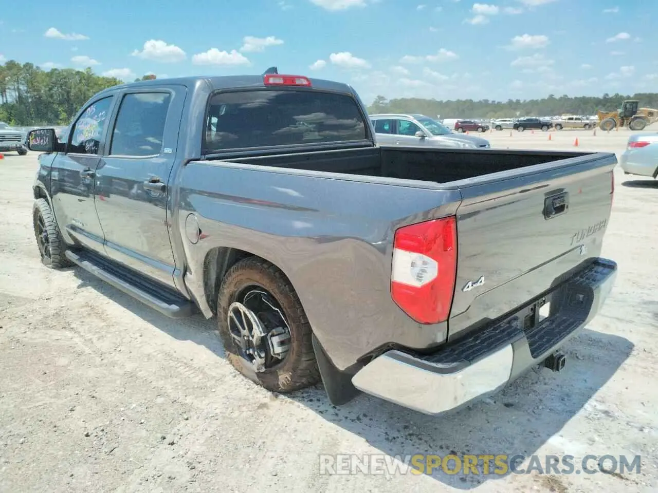 3 fotografías del automóvil dañado 5TFDY5F14LX948923 TOYOTA TUNDRA 2020