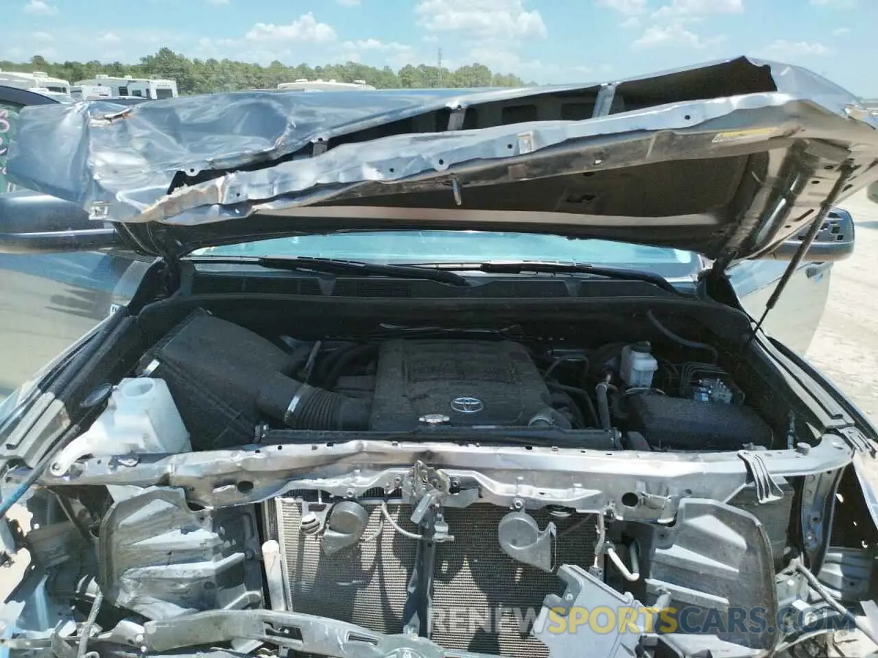 7 fotografías del automóvil dañado 5TFDY5F14LX948923 TOYOTA TUNDRA 2020