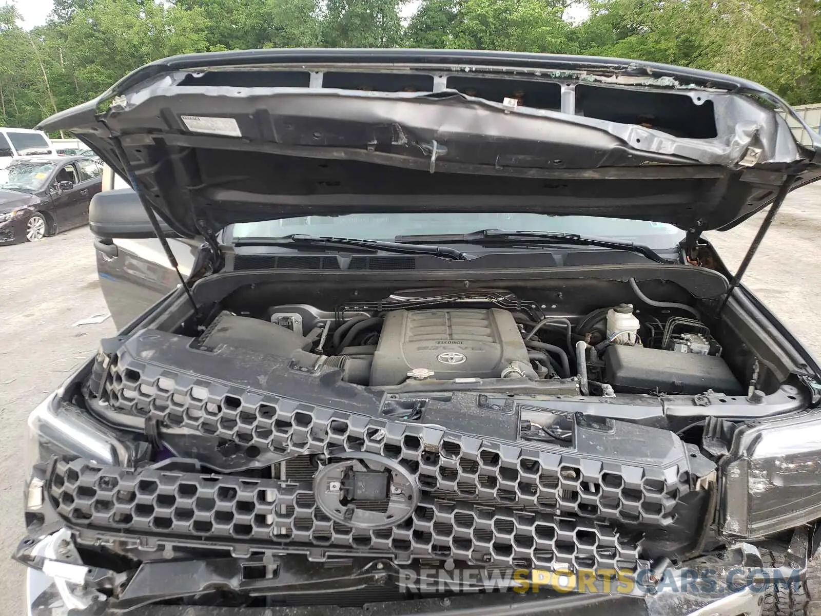7 fotografías del automóvil dañado 5TFDY5F15LX880163 TOYOTA TUNDRA 2020