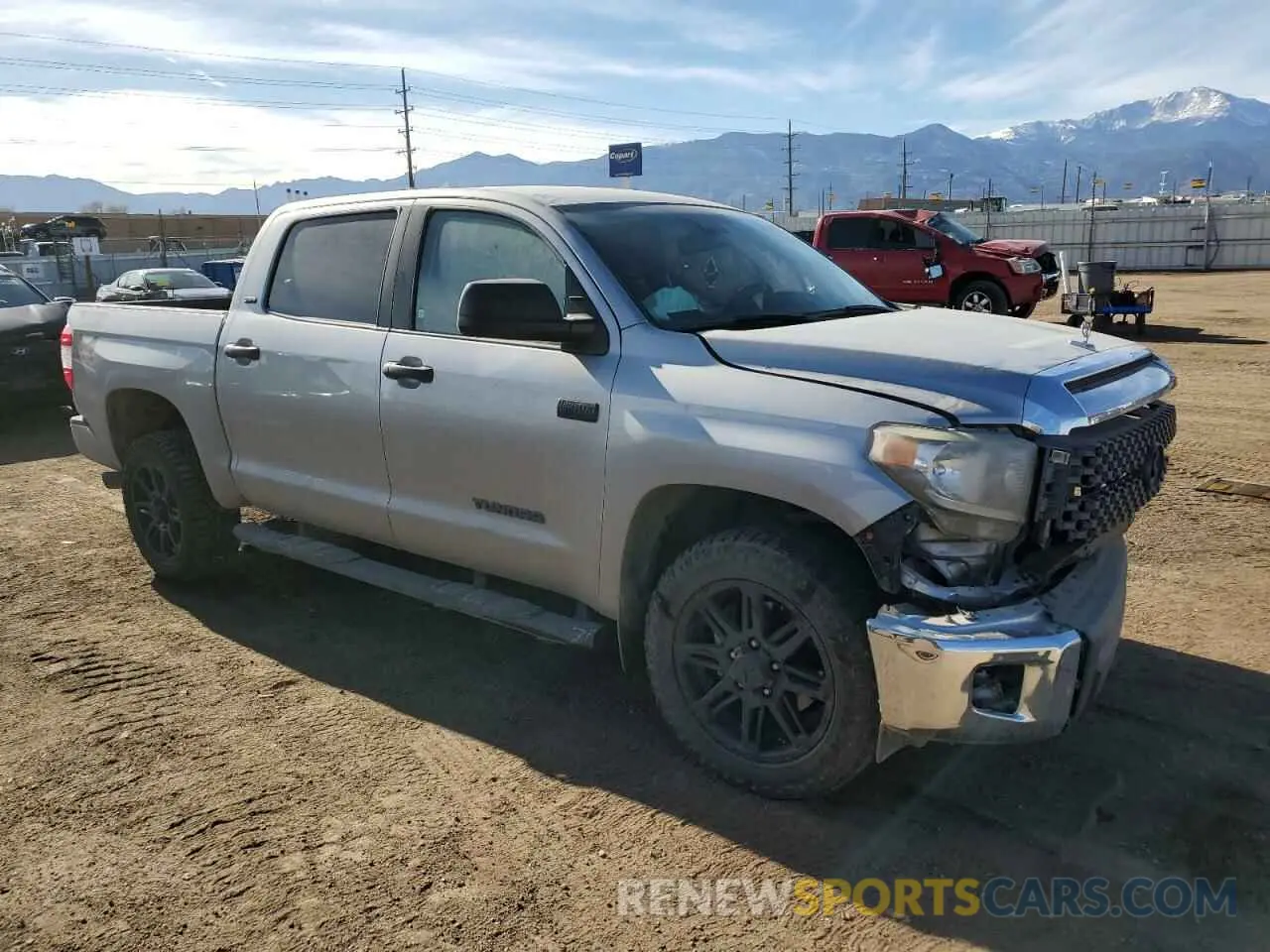 4 fotografías del automóvil dañado 5TFDY5F15LX886187 TOYOTA TUNDRA 2020