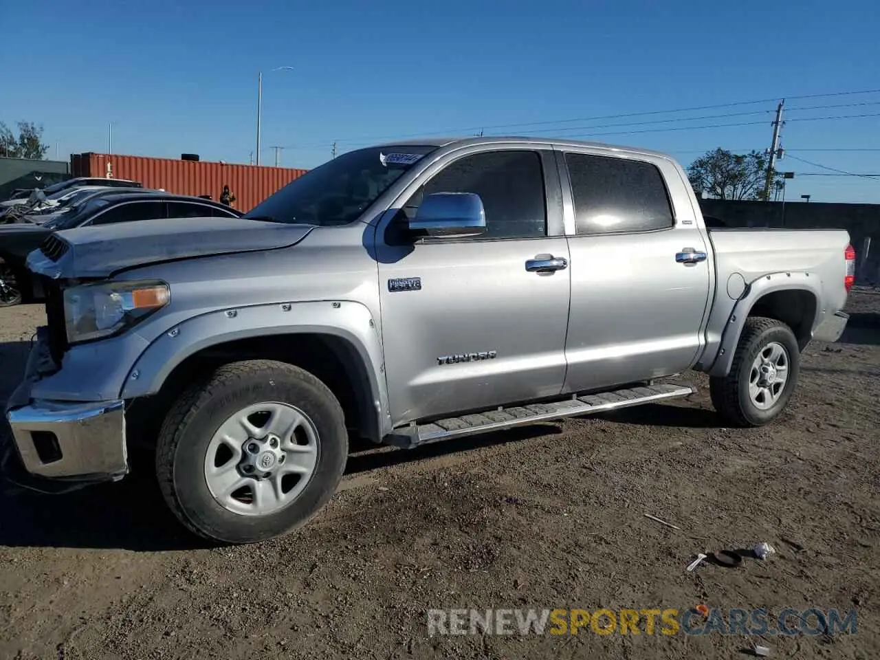 1 fotografías del automóvil dañado 5TFDY5F15LX890577 TOYOTA TUNDRA 2020