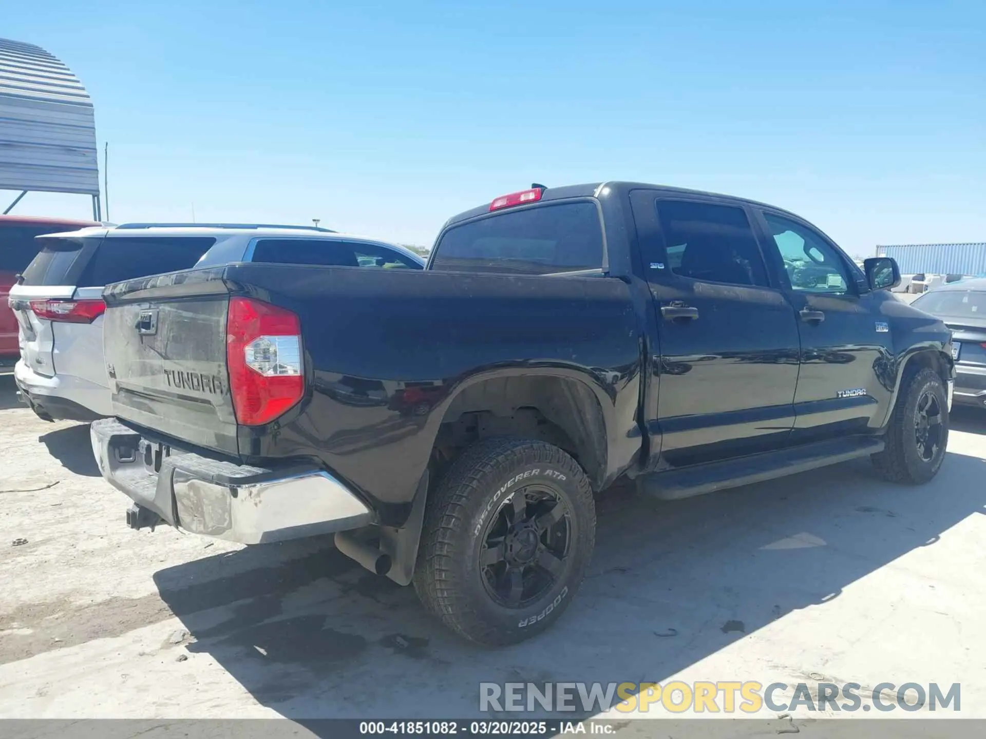 4 fotografías del automóvil dañado 5TFDY5F15LX908821 TOYOTA TUNDRA 2020