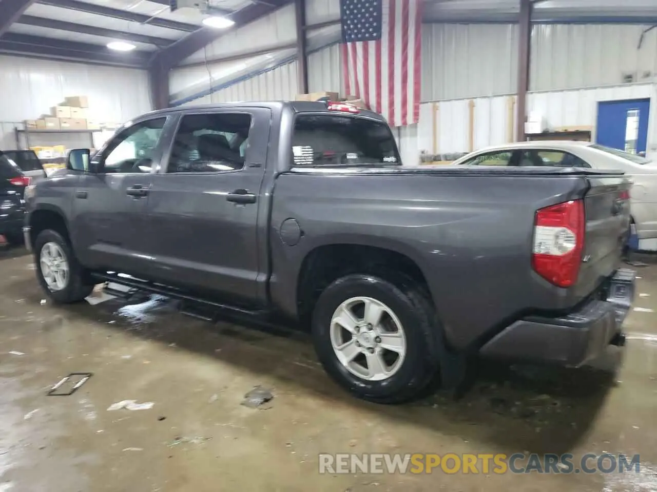 2 fotografías del automóvil dañado 5TFDY5F15LX932925 TOYOTA TUNDRA 2020